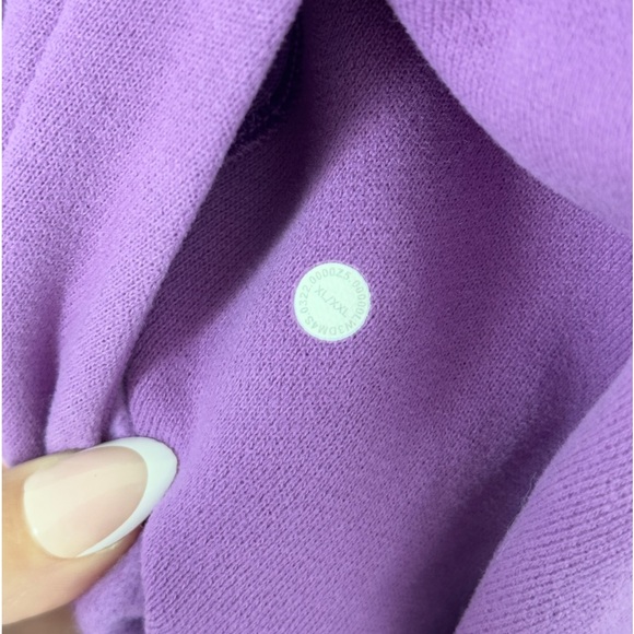 Lululemon Scuba Half-zip Cotton-blend Hoodie - Moonlit Magenta - Picture 11 of 12
